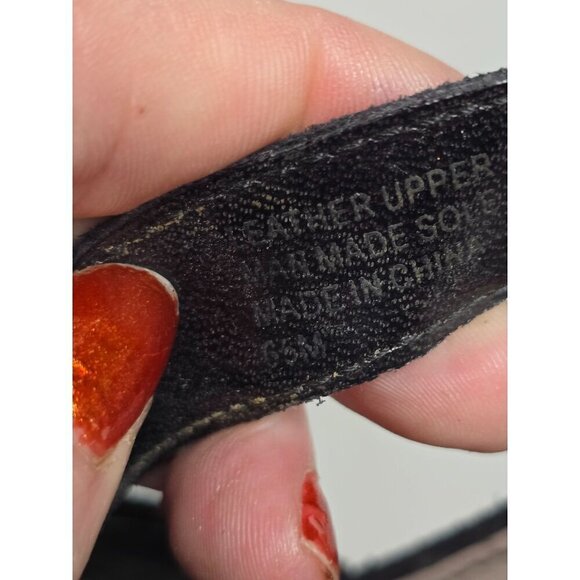 Black and Gray Python Snakeskin Faux Suede Wedge Platform Sandal 7 - Picture 10 of 15